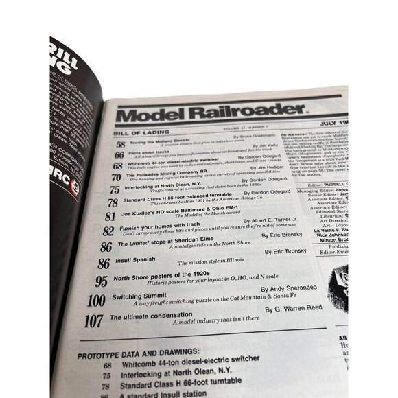 Vintage Model Railroader Magazines Set Of 3 - July August September 1980 Issues - Picture 7 of 7